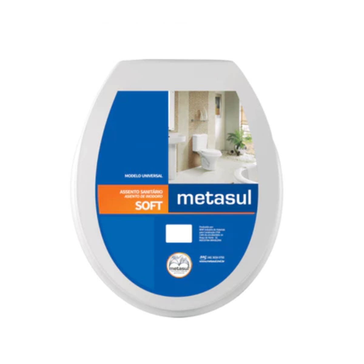 Metasul Head Code J Assento Sanitário Soft Branco Metasul - Scottini Outlet